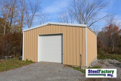Steel Factory Prefab 20x25x9 Galvanized Metal Storage Garage Steel Building Kit