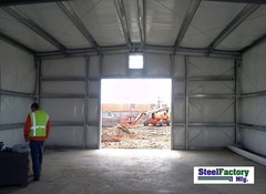 Steel Factory Prefab 20x25x9 Galvanized Metal Storage Garage Steel Building Kit