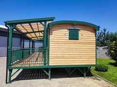 Tiny house on wheels for sale. The caravan (roulotte)