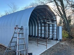 20x40x16 DuroSPAN Engineered Steel Building Kit Clear-Span Arch Open DIY Ends