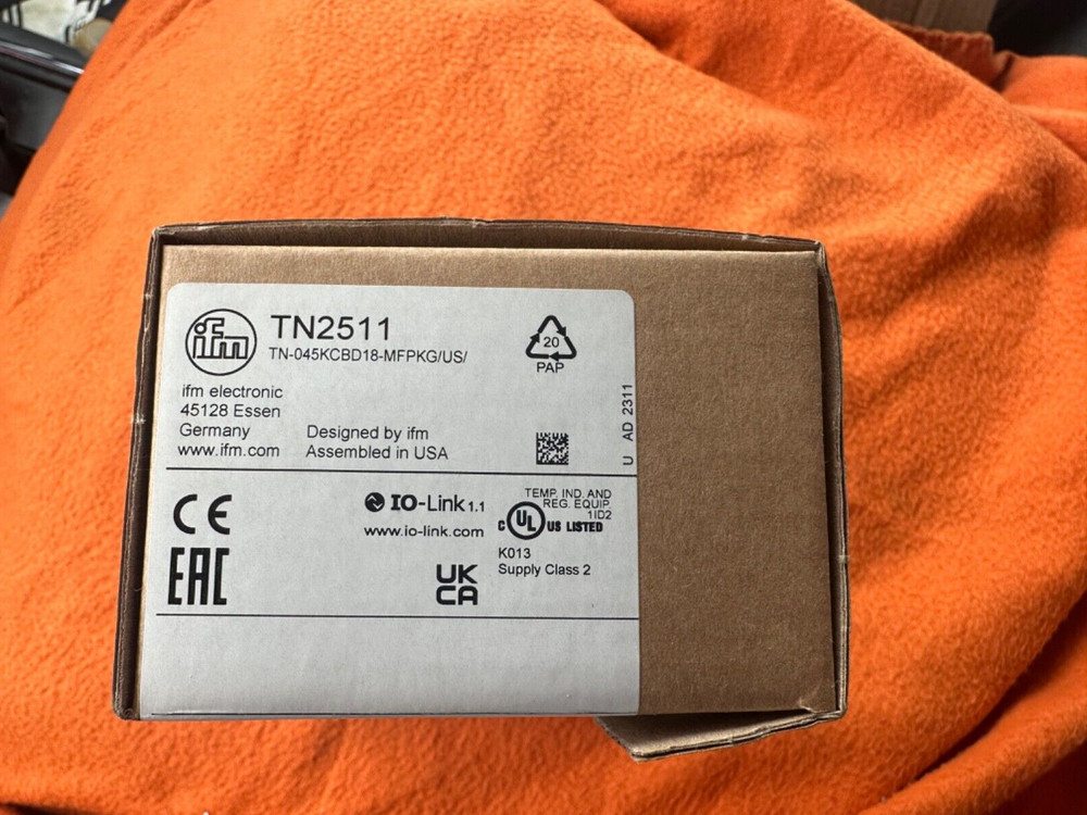 IFM TN2511 Tempurature Sensor NIB TN-045KCBD18-MFPKG/US NIB