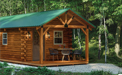Log Cabin Kit 10′ x 20′ *** The Timber Trails Series *** NATIONWIDE SHIPPING
