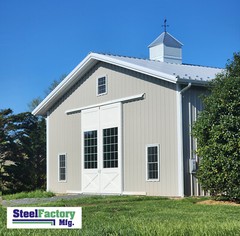 Barndominium 40x75x16 Steel Factory Mfg Prefab Metal Farm Residential Building
