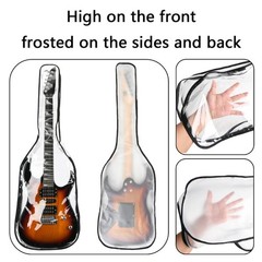 Clear Acoustic Guitars Bag Protector for 39inch Electric Guitar Accessories
