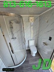New HD Semi-Permanent Portable Restroom Bathroom Single Toilet or wheelchair