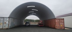 56x40x16 DuroSPAN Steel Building Conex Container Box DIY Roof Kit Factory DiRECT