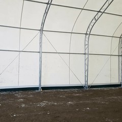 W40’xL80’xH21′ Double Truss Storage Shelter 18OZ PVC Canvas Building Shelter