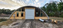 51x50x17 DIY DuroSPAN Steel Quonset Home Building Kits Open Ends Factory DiRECT