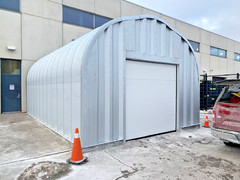 16x24x12 Engineered Steel Building Kit | DuroSPAN Clear-Span Arch System w/ Ends