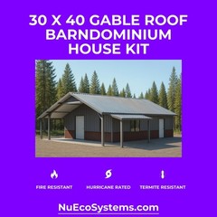 46 X 50 TEXAS HURRICANE RATED Barn Style Barndominium Kit