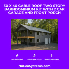 46 X 50 TEXAS HURRICANE RATED Barn Style Barndominium Kit