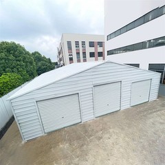 39’x39’x15′ Metal Barn Heavy Duty Steel Building w/ 3 Rolling Doors Storage Shed