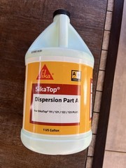 Sika USA Sikatop Dispersion Part A 111 / 121 / 122 / 123 PLUS 1 Gallon Brand New