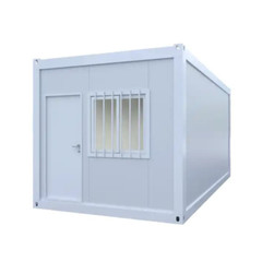 Modular Container Tiny Home, Office, Storage, Metal Siding, 160 SQFT, 20Lx8Wx9T