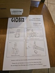 GLOBIZ Standard 3 Inches RV Waste Valve with Plastic Handle,RV 1 Pack, Black