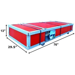 20×20′ PVC Shipping Container Canopy Shelter Frame for Construction Site Storage