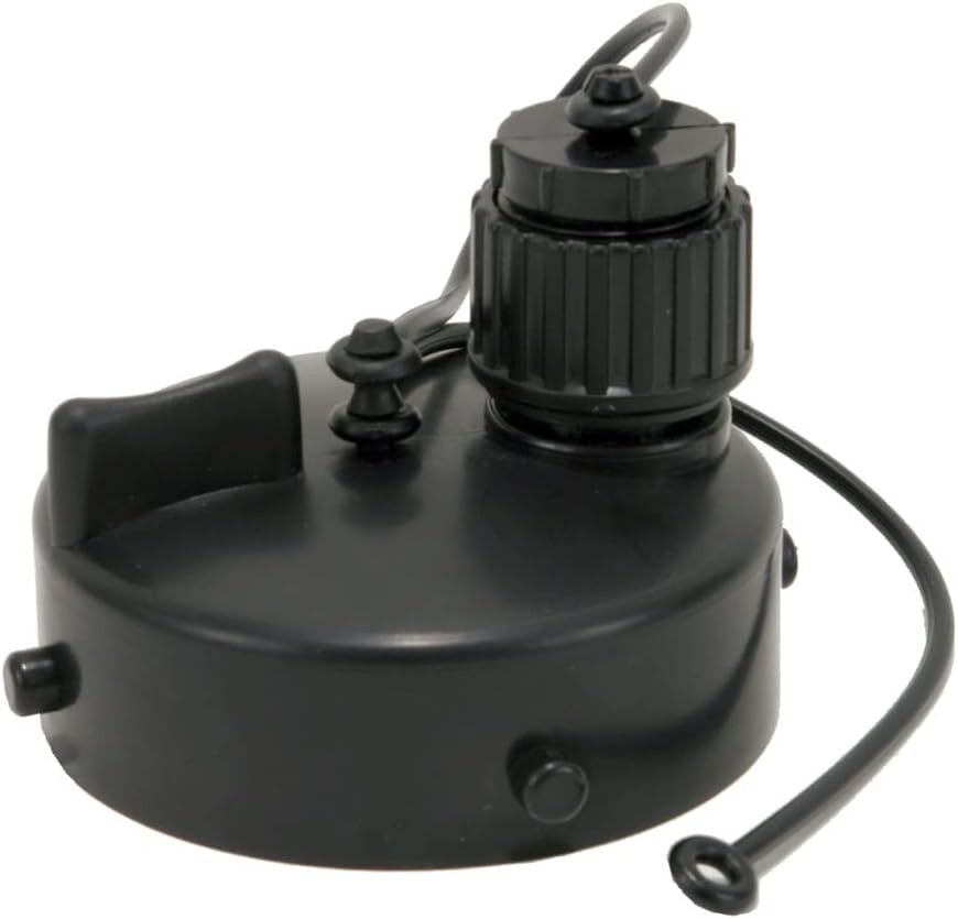 Valterra T1020-5VP Gray Water Drain Adapter Black