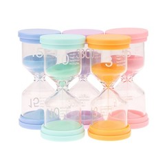 1PC 3/5/10/15/30 Minutes Colorful Sandglass Children Kid Gift Toy Sand Timer Hou