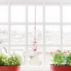 1PC Glass Pendant Wind-bell Wind Chime Japanese Style Hanging Ornament