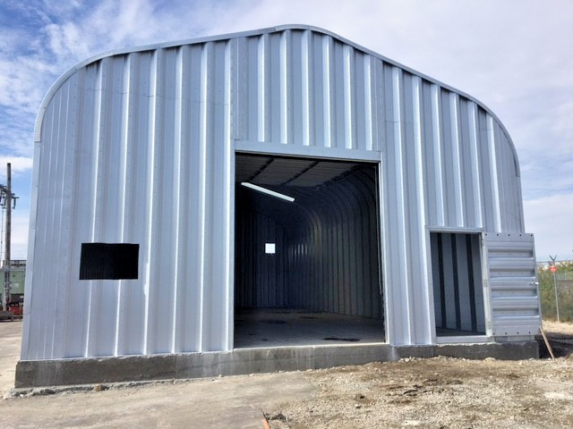30x42x14 Engineered Steel Building Kit | DuroSPAN Clear-Span Arch with End Walls
