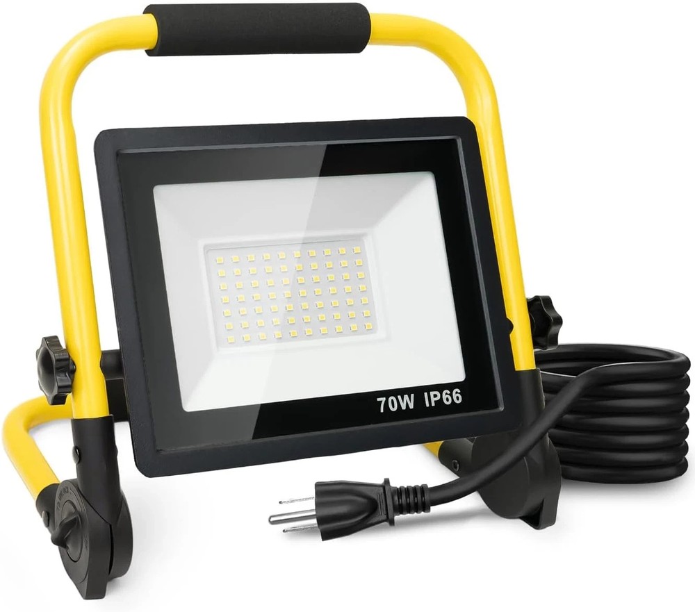 10000LM LED Work Light Portable 5FT Cord IP66 Waterproof Flood Light Outdoor New