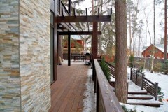 MODERN LOG HOUSE KIT #LH-293 ECO FRIENDLY WOOD PREFAB DIY BUILDING CABIN HOME