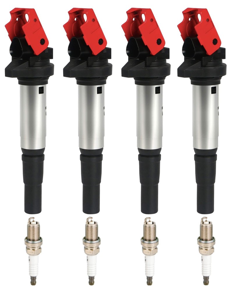 Ignition Coil Packs UF598 and Iridium Platinum Spark Plugs 97968 Fits for Min…