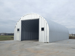 25x44x14 DuroSPAN Steel Clear Span Straight Wall Arch Building Kit Direct