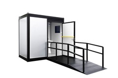 ADA Portable Restroom Handicap Accessible Toilet w/ Sink Light Vent Fan Outdoor