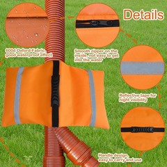 RV Sewer Weight Bag,RV Hose Fastening 9.8 inches x 5.9 inches, orange 1pack
