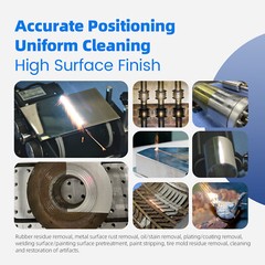 Fully Enclosed 300W Laser Cleaning Machine Platform Automatic Cleaner Machine