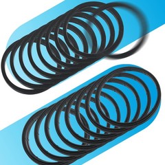 16pcs RV Sewer Hose Replacement Gaskets – Equivalent to 39834 – Rubber Seal…