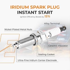 Autoexact Ignition Coil Iridium Spark Plug Hyundai Kia 4pc