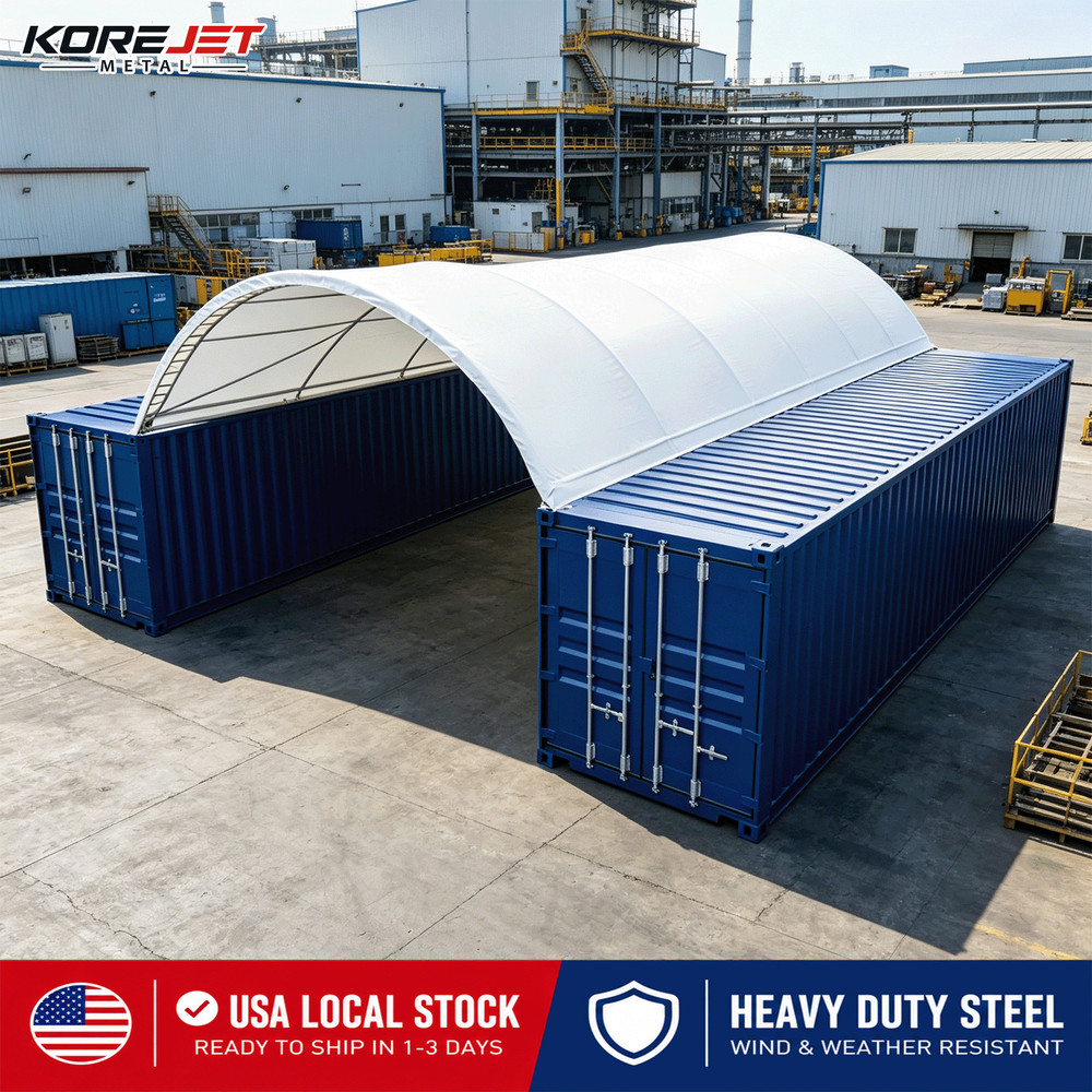 20’x40′ Heavy Duty Container Shelter Canopy Conex Roof Storage Kit