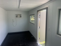 20ft Steel Prefabricated Modular Office Building Modern w/ AC, Dual Pane Windows