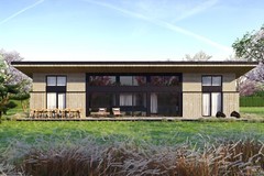 1650 SQ.FT ECO SOLID TIMBER AIRTIGHT PANEL HOUSE KIT MASS WOOD (CLT) HOME PREFAB