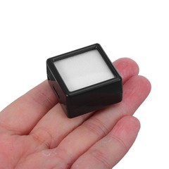 20 Pcs Gems Showcase Box Stone Jewelry Boxes Small Display Holder for