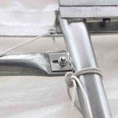 TMG Industrial 30′ x 40′ Dual Truss Storage Shelter w/ Heavy Duty 17oz PVC Cover