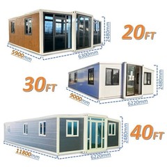 High Quality 40ft Container House Easily Movable 40ft Expandable Container Home