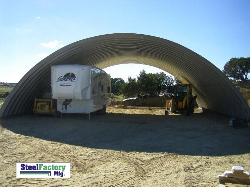 Steel Manufactured 51x49x17 Quonset Barn Farm Building Kit Factory Direct