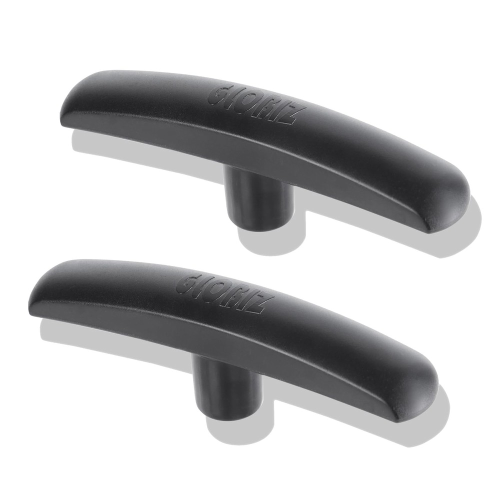GLOBIZ RV Sewer Valve Handles Replacement Fit for 1 1/2″， 2“and 2 Pack, Black