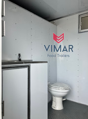 7×14 New Unisex Restroom Trailer, Custom Trailer Manufacturers, Mobile Bathroom