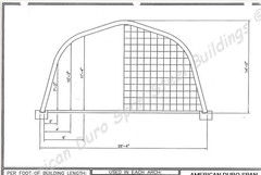 25×50 Steel Frame Roof Clear Buildings Open DIY Ends Factory Direct DuroSPAN