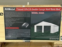 33′ x 25′ x 14′ Metal Car Garage/Outdoor Storage Shed/Heavy-Duty Steel Barn