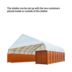 Pro Series 50’x40′ Dual Truss PVC Shelter