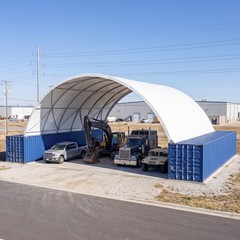 Chery Industrial Container Canopy Shelter Durable Storage Cover Container Roof