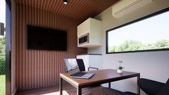 10’x8′ Heated and Cooled Luxury Shipping Container Office MADE IN USA