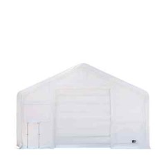 TMG Industrial 30′ x 40′ Dual Truss Storage Shelter w/ Heavy Duty 17oz PVC Cover