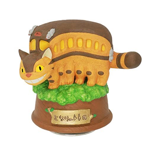 Sekiguchi 403554 Studio Ghibli My Neighbor Totoro Porcelain Music Box Cat Bus