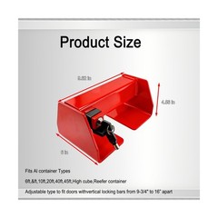 Cargo Door Lock,Shipping Container Locks Heavy Duty,Semi Trailer Truck Locks,…